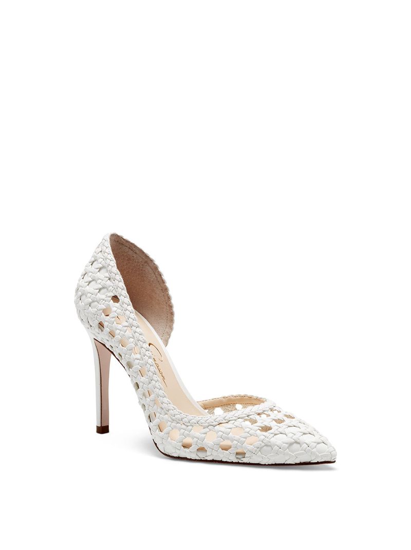 Scarpins Jessica Simpson Paimee D'Orsay Feminino Branco | 46102HOLU