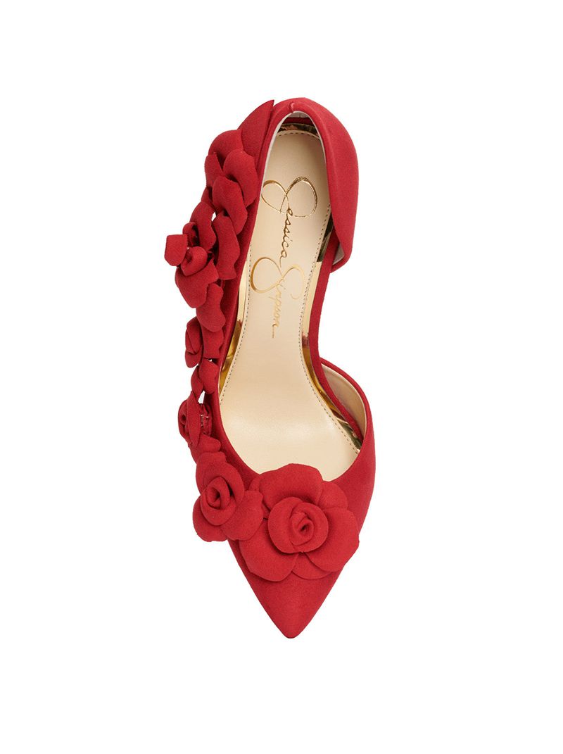 Scarpins Jessica Simpson Po Feminino Vermelhas | 61938DNVI