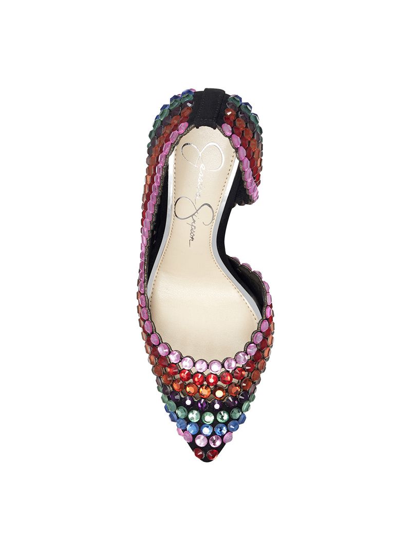 Scarpins Jessica Simpson Preppi Feminino Multicoloridas | 37491PBVM