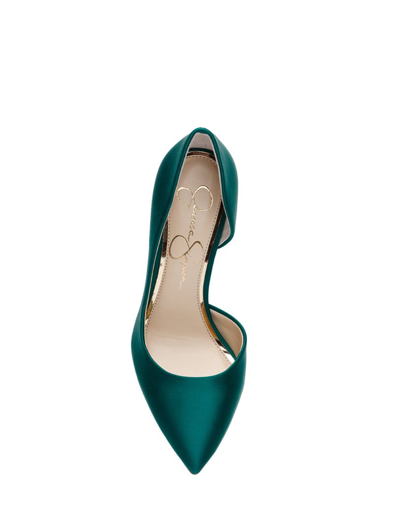 Scarpins Jessica Simpson Prizma D'Orsay Feminino Verdes | 03274TNWR