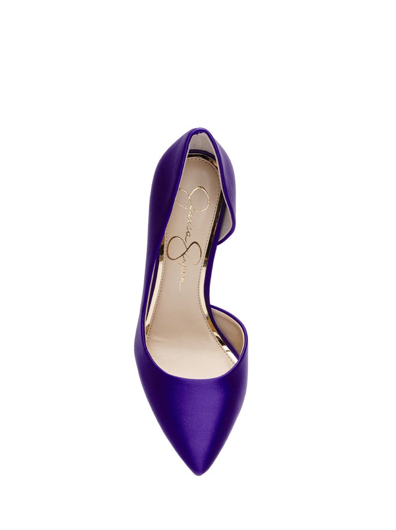 Scarpins Jessica Simpson Prizma D'Orsay Feminino Roxo | 35184QUET