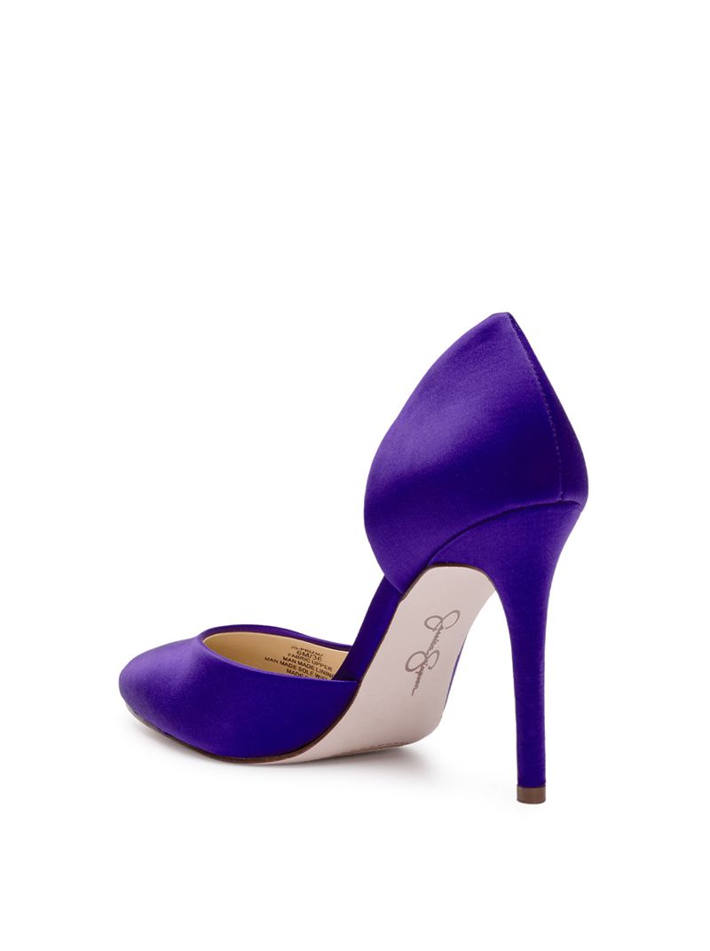 Scarpins Jessica Simpson Prizma D'Orsay Feminino Roxo | 35184QUET