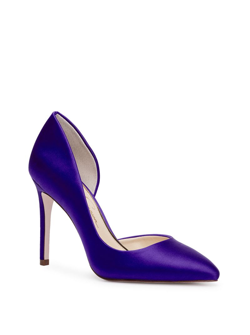 Scarpins Jessica Simpson Prizma D'Orsay Feminino Roxo | 35184QUET