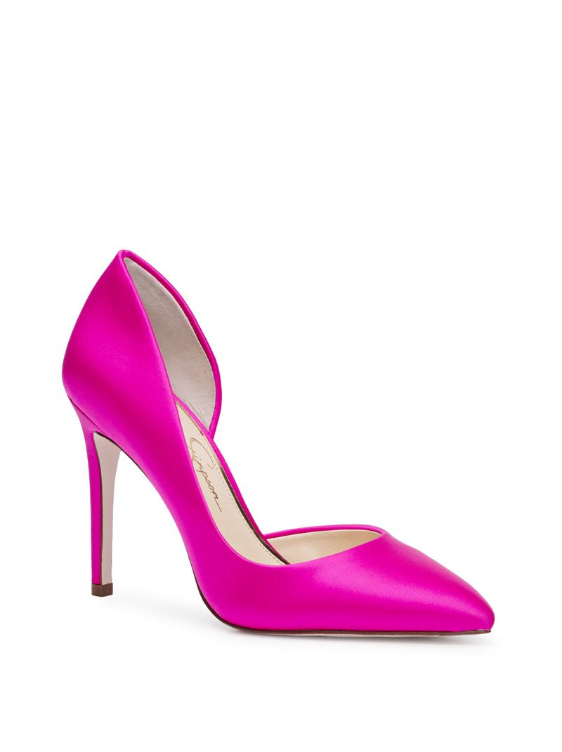 Scarpins Jessica Simpson Prizma D'Orsay Feminino Rosa | 35726QHSI