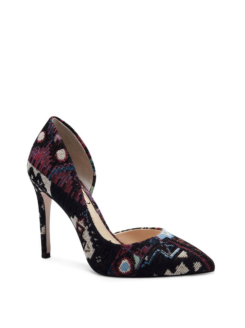 Scarpins Jessica Simpson Prizma D'Orsay Feminino Vermelhas Multicoloridas | 58163UQOT