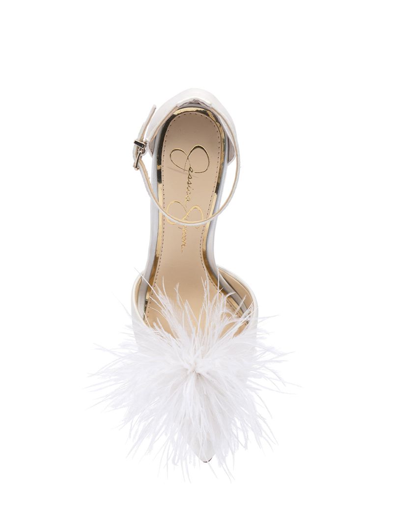 Scarpins Jessica Simpson Wolistie Feminino Branco | 34590MPIL