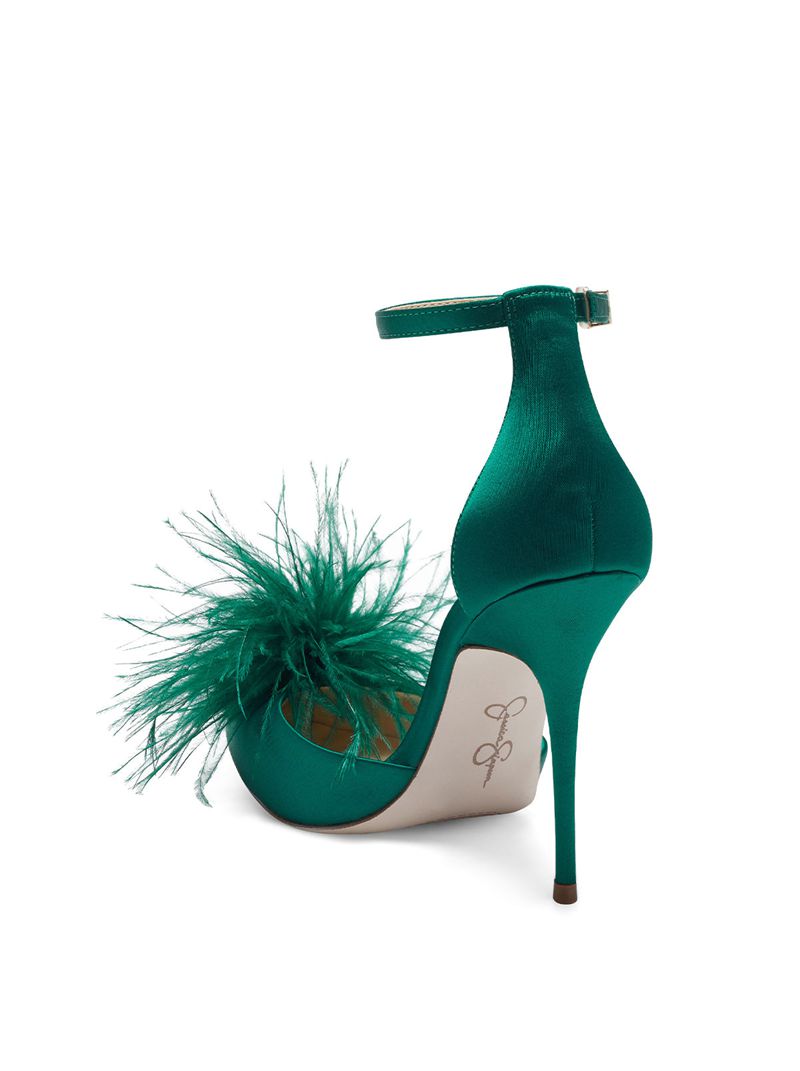 Scarpins Jessica Simpson Wolistie Feminino Verdes | 63719XBUT