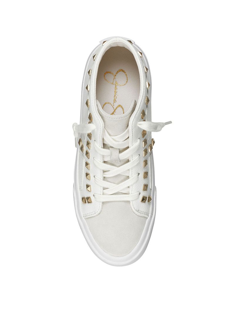 Tenis Jessica Simpson Folliah Casuais Feminino Branco | 18540IKBD