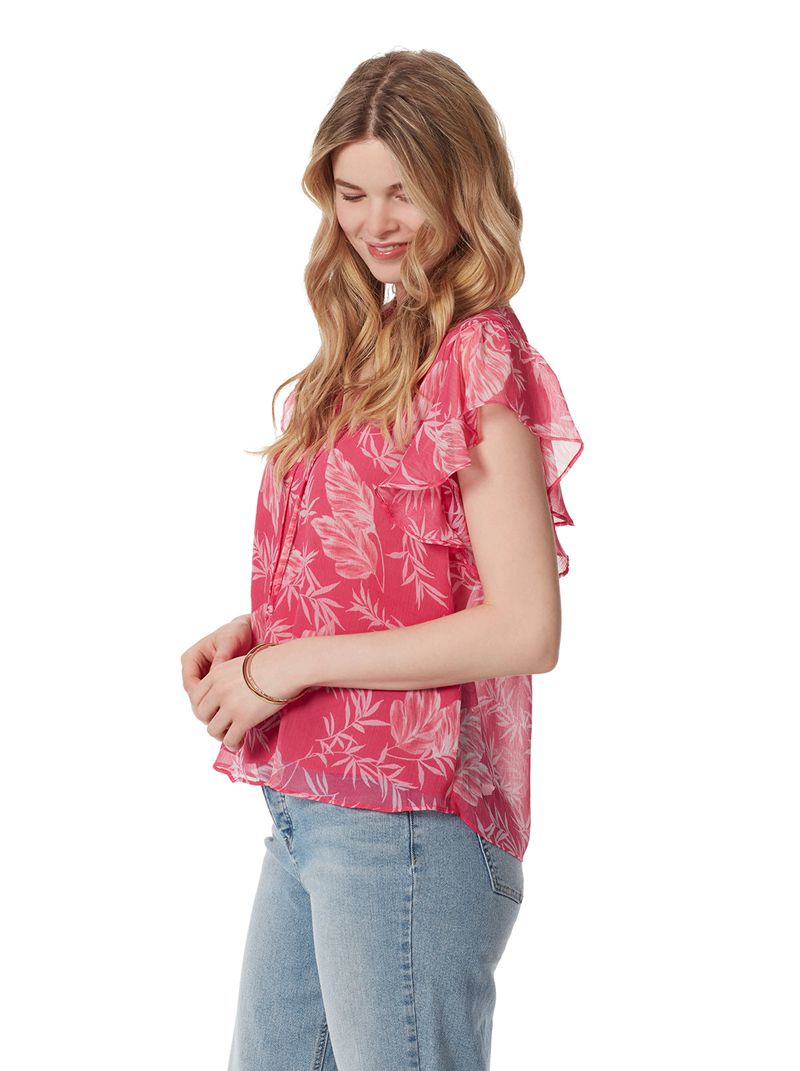 Tops Jessica Simpson Ala Feminino Roxo | 68032MQAV