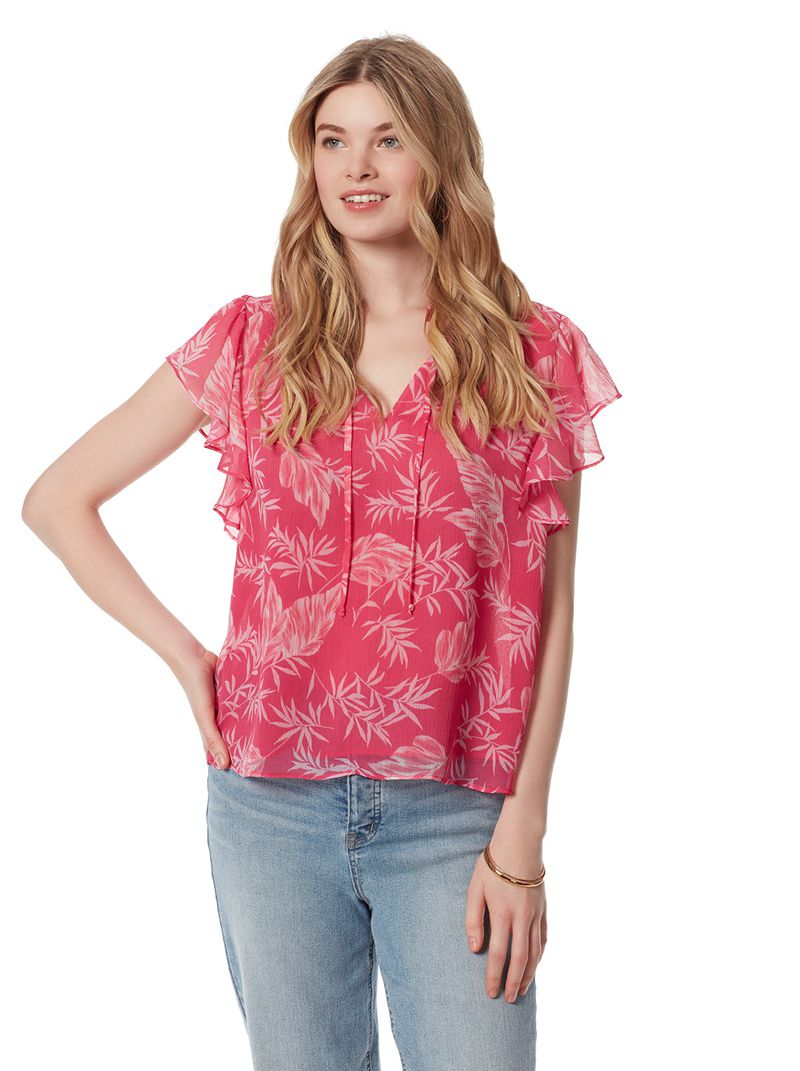 Tops Jessica Simpson Ala Feminino Roxo | 68032MQAV