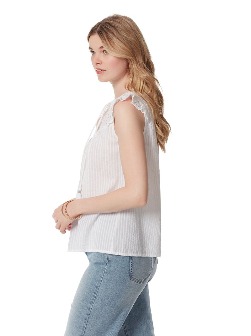 Tops Jessica Simpson Alisha Feminino Branco | 81075UZPI