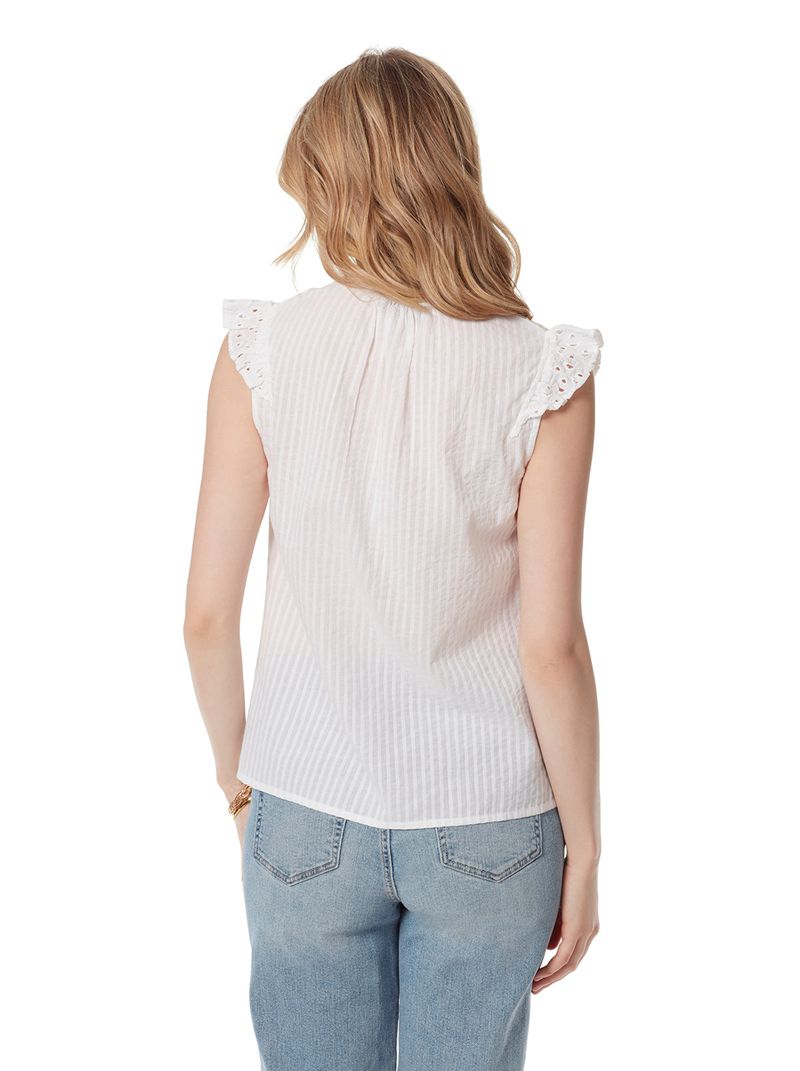 Tops Jessica Simpson Alisha Feminino Branco | 81075UZPI