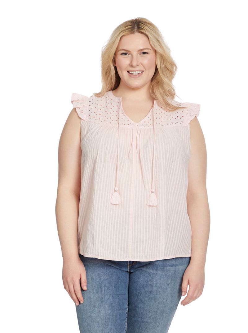 Tops Jessica Simpson Alisha Feminino Rosa | 69714XEHF