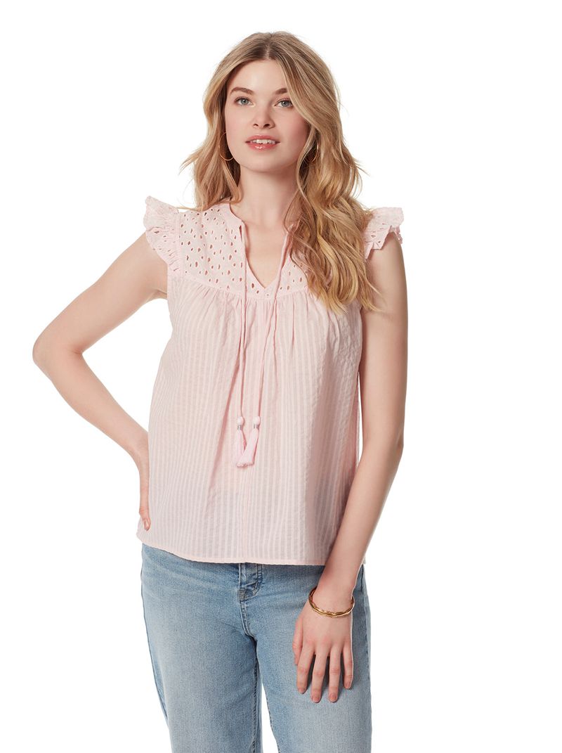 Tops Jessica Simpson Alisha Feminino Rosa | 69714XEHF