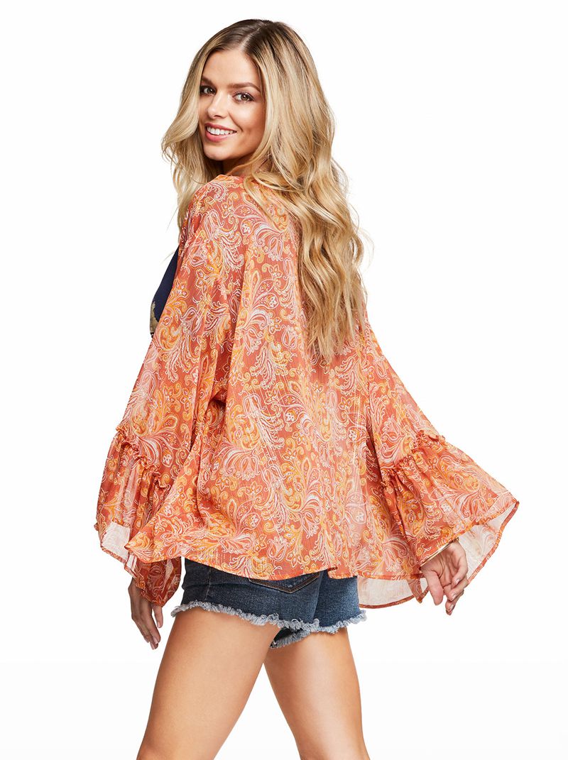 Tops Jessica Simpson B Feminino Laranja | 06895WLOX