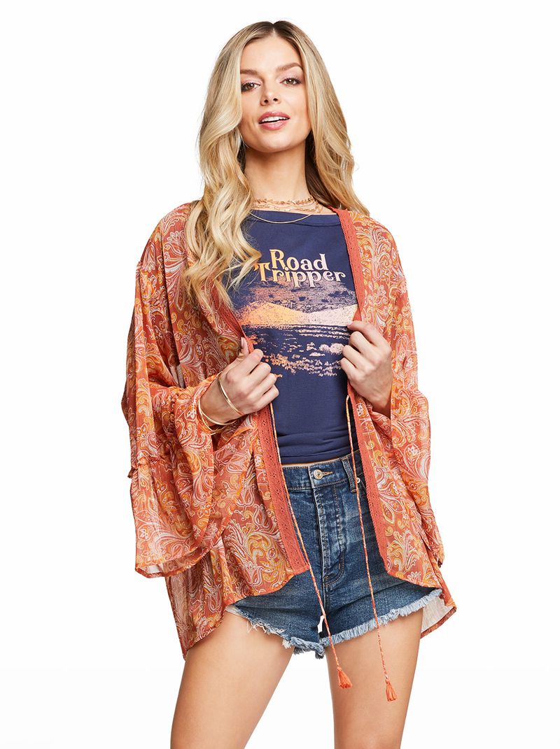 Tops Jessica Simpson B Feminino Laranja | 06895WLOX