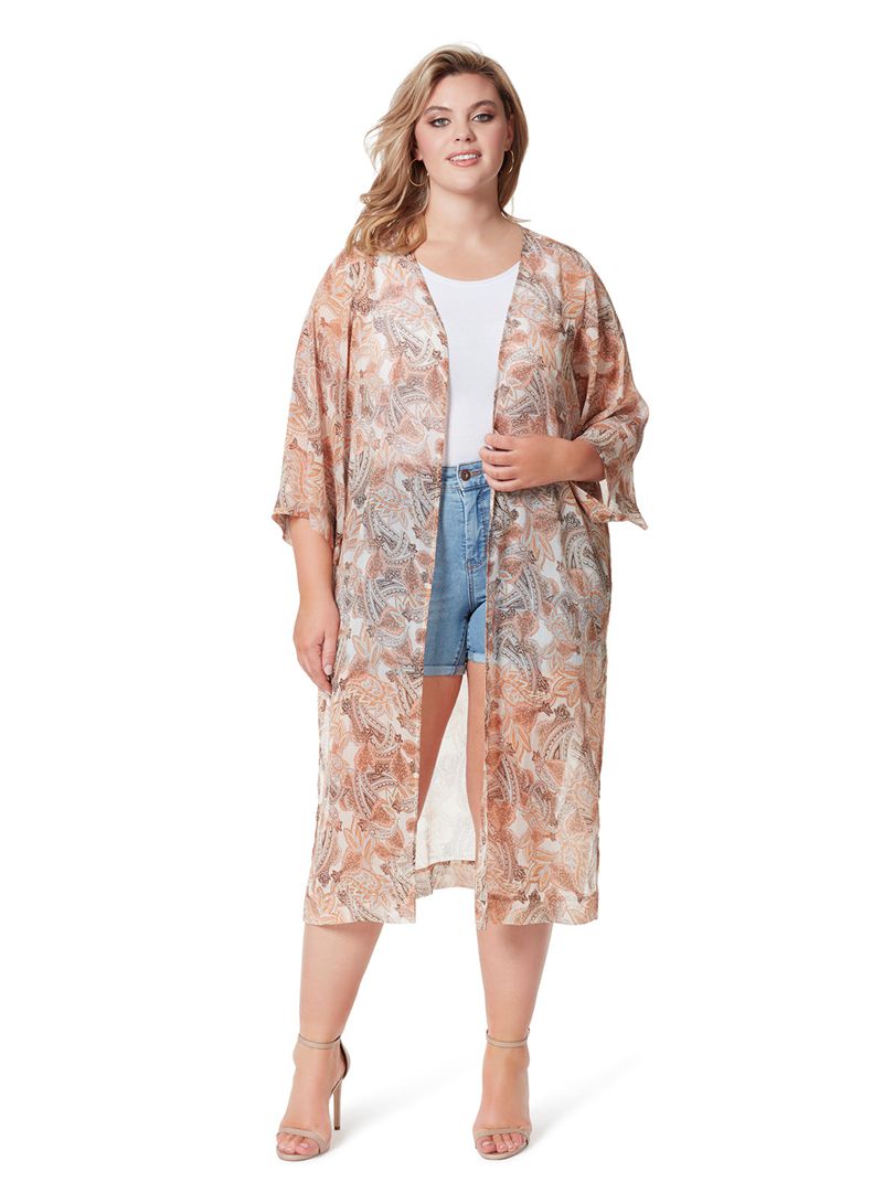 Tops Jessica Simpson Blakely Duster Feminino Multicoloridas | 32485FBUN