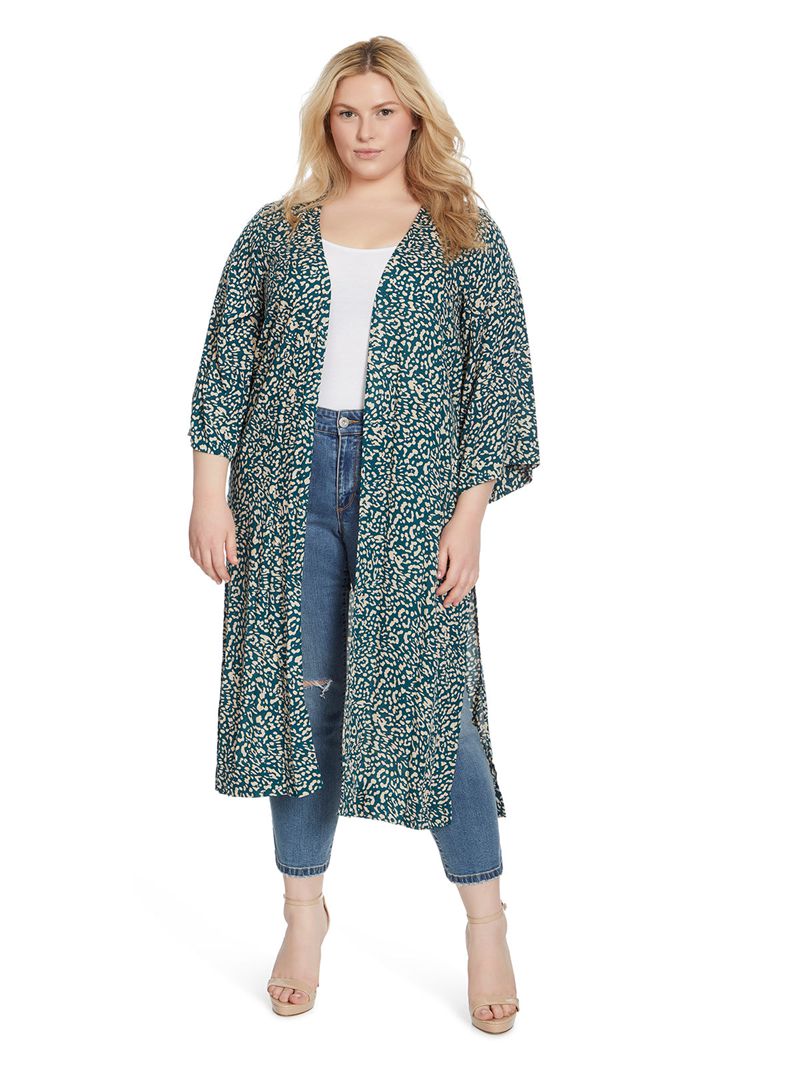 Tops Jessica Simpson Blakely Duster Feminino Turquesa Escuro | 40536BXSQ