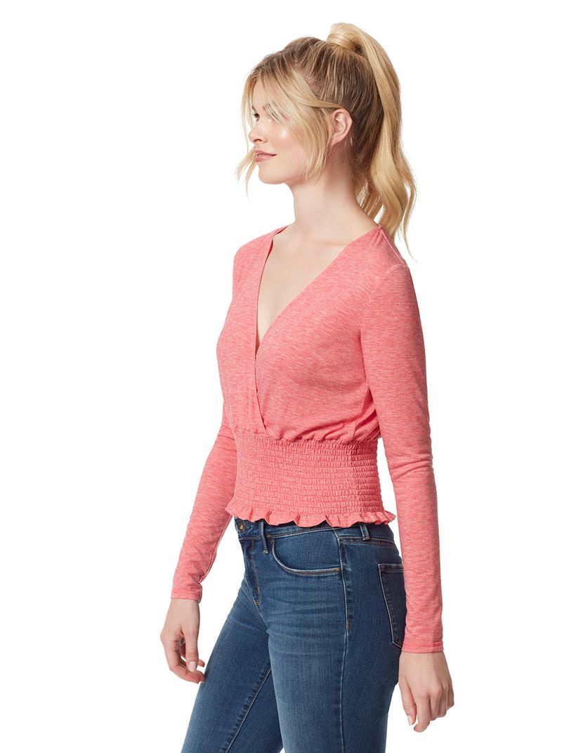 Tops Jessica Simpson Dylan Blouse Feminino Rosa | 40635FVSA