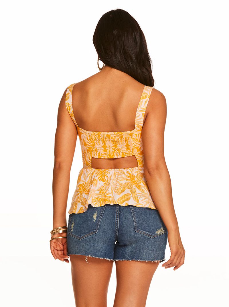 Tops Jessica Simpson Emerson Feminino Laranja | 56032ASVF