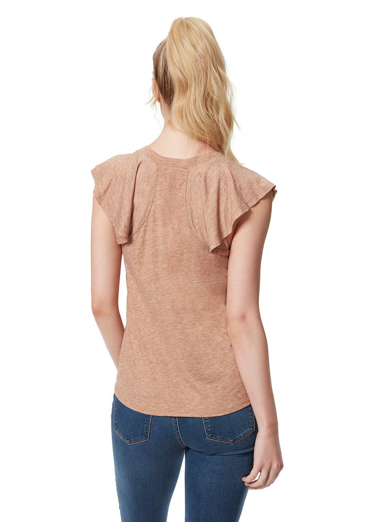 Tops Jessica Simpson Gracie Feminino Bege | 28056RHOL