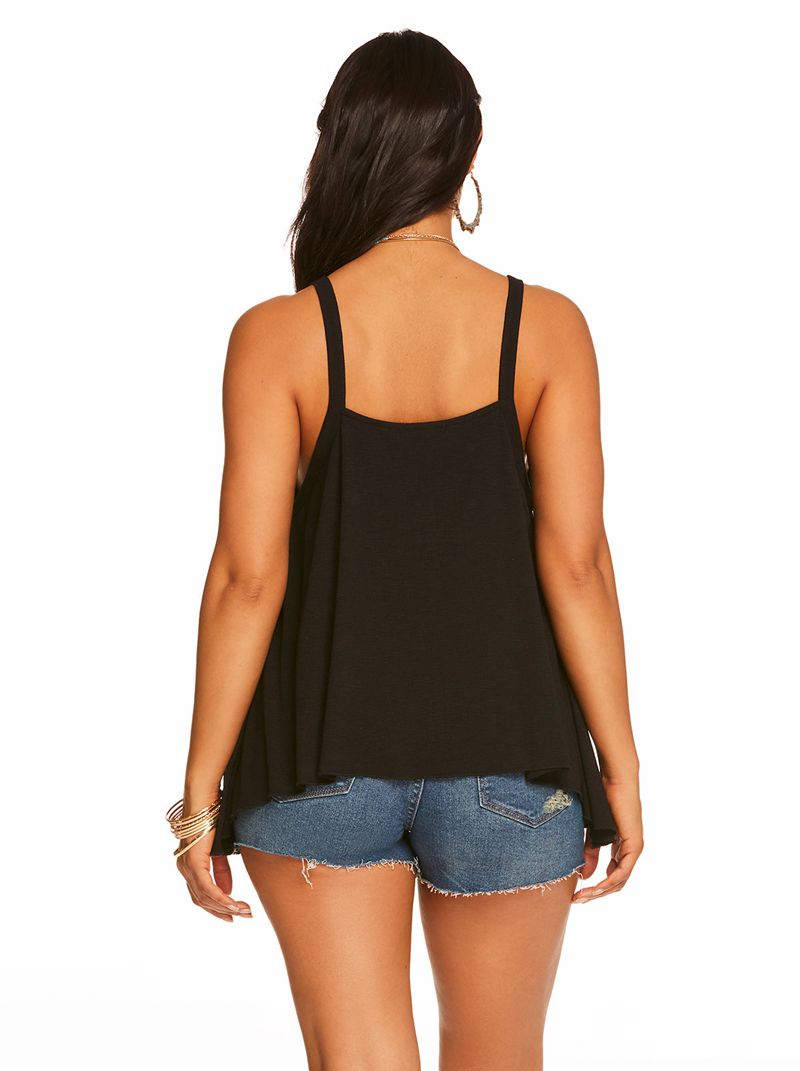 Tops Jessica Simpson Gwen Feminino Pretas | 21496NQLA