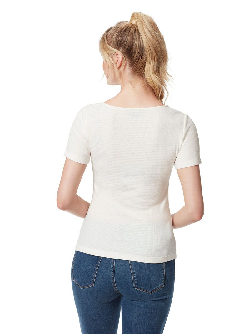 Tops Jessica Simpson Jordyn Sweetheart Feminino Branco | 78912EYDO