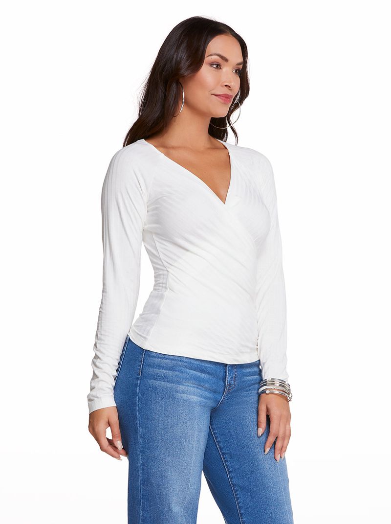 Tops Jessica Simpson Kiki Feminino Branco | 28754LIGF