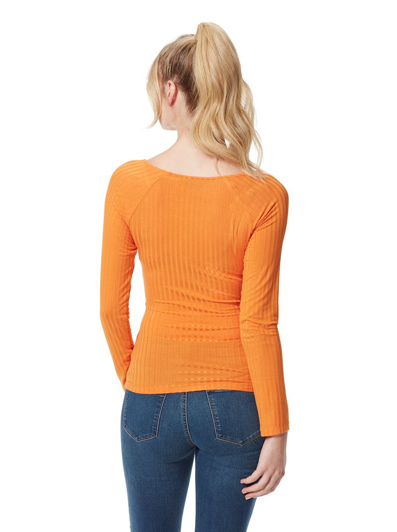 Tops Jessica Simpson Kiki Feminino Laranja | 30419KAYM