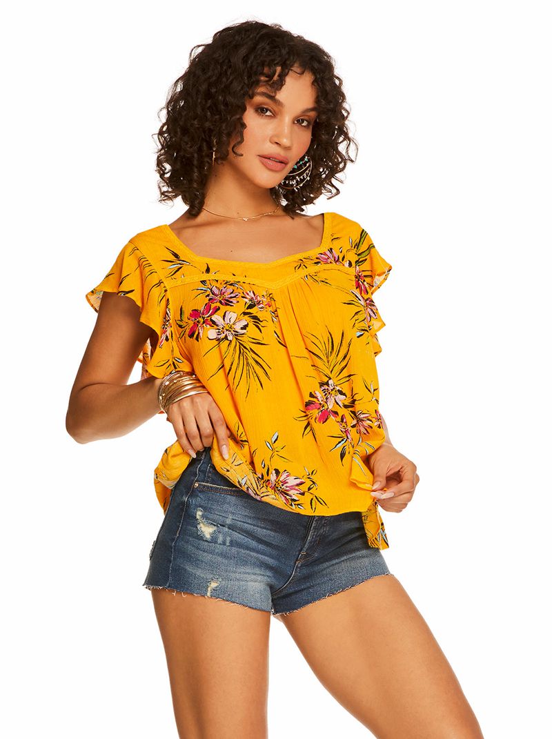 Tops Jessica Simpson Lauryn Feminino Multicoloridas | 23591PAXM