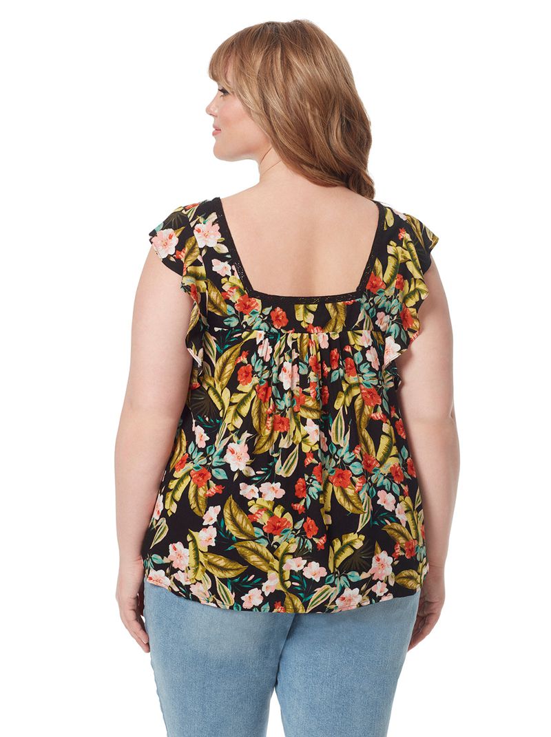 Tops Jessica Simpson Lauryn Feminino Pretas | 35740AXOG