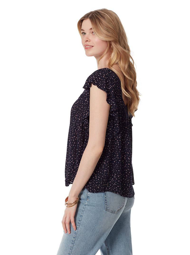 Tops Jessica Simpson Lauryn Feminino Pretas | 59014YVUB