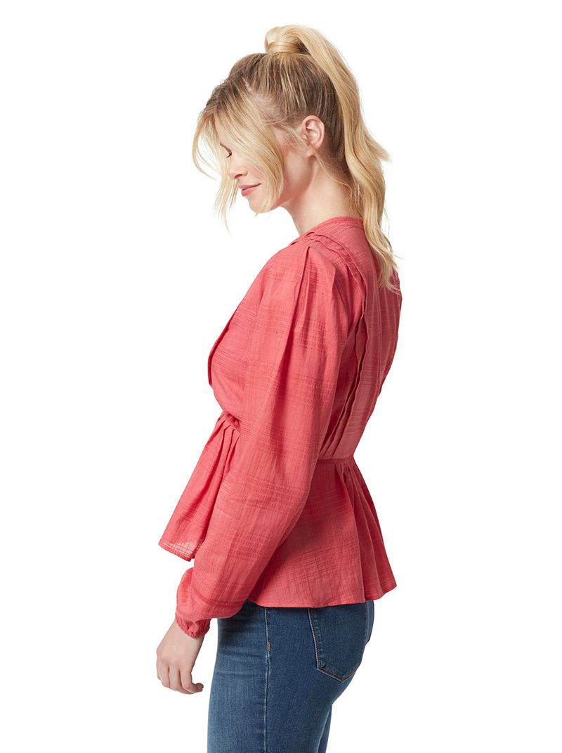 Tops Jessica Simpson Miranda Blouse Feminino Rosa | 65430JEWU