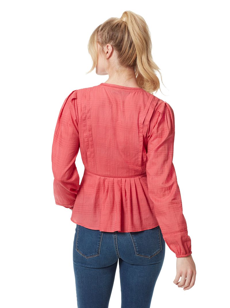 Tops Jessica Simpson Miranda Blouse Feminino Rosa | 65430JEWU