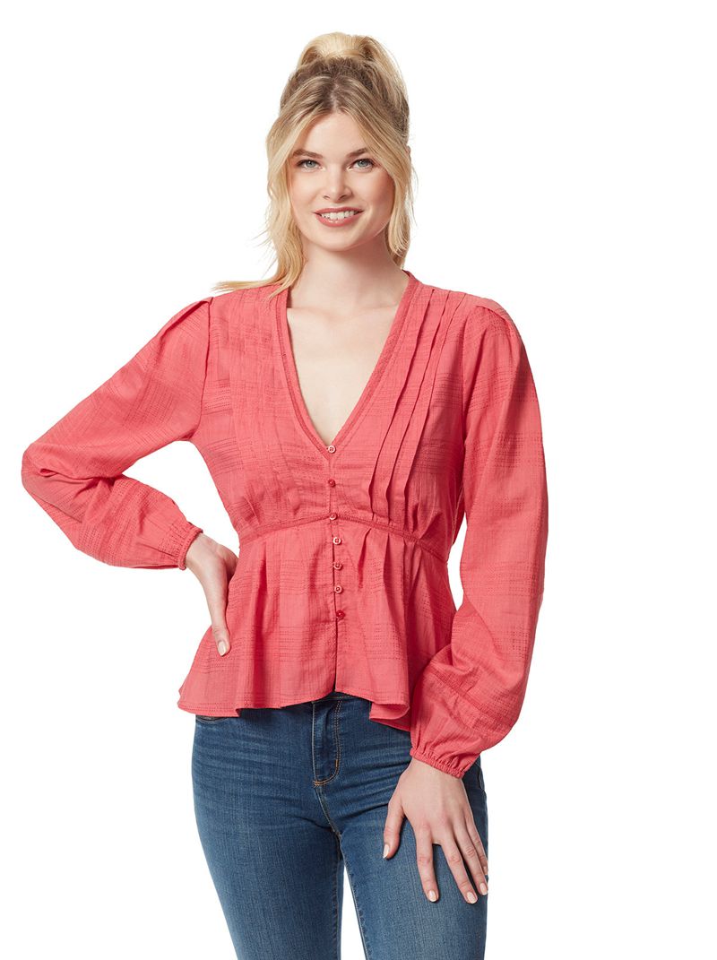 Tops Jessica Simpson Miranda Blouse Feminino Rosa | 65430JEWU