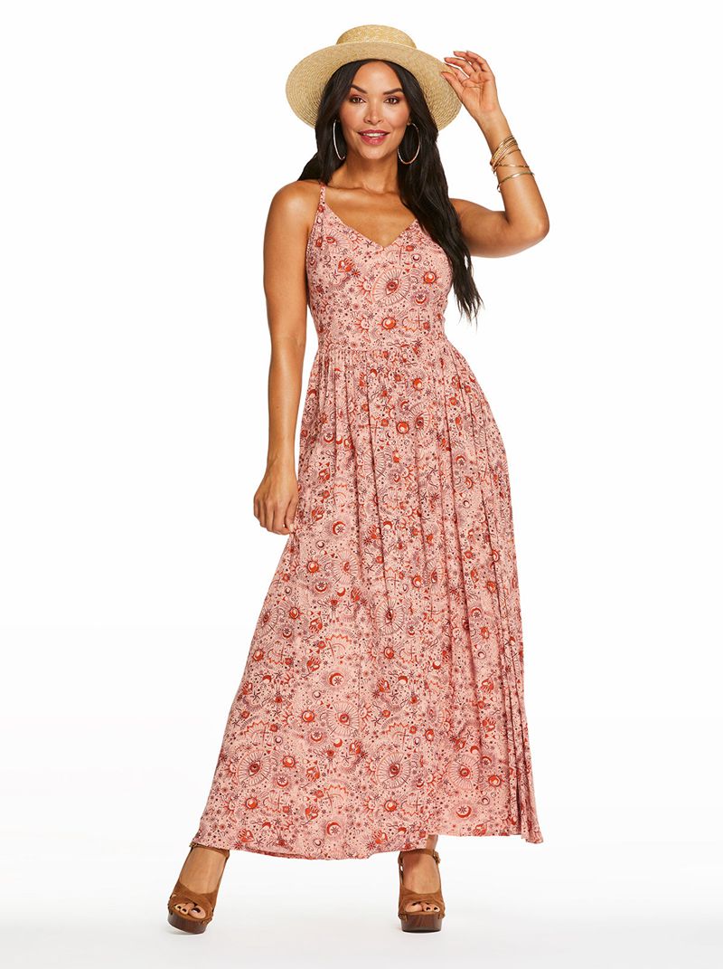 Vestidos Jessica Simpson Clia Cami Feminino Coral | 57143FCQH