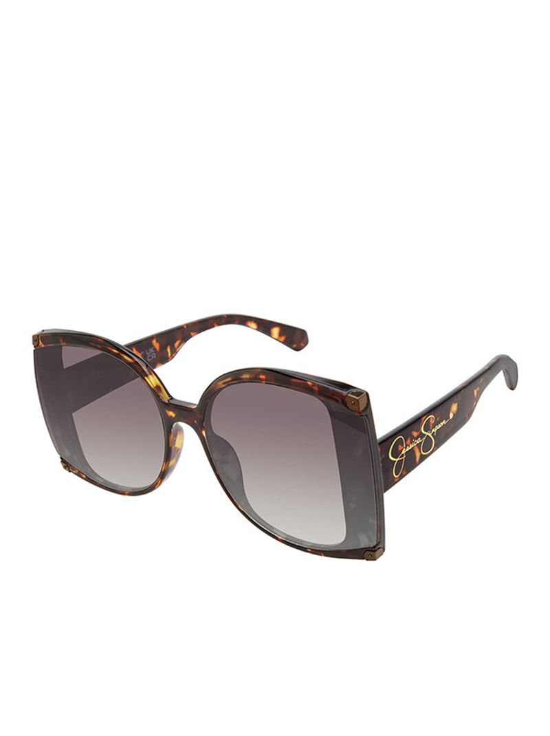 Óculos De Sol Jessica Simpson Bold Square Feminino Marrom | 71862NKGC