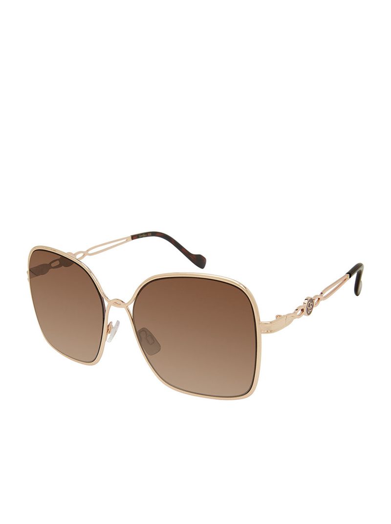 Óculos De Sol Jessica Simpson Fashionable Metal Square Feminino Douradas | 82357XQGV