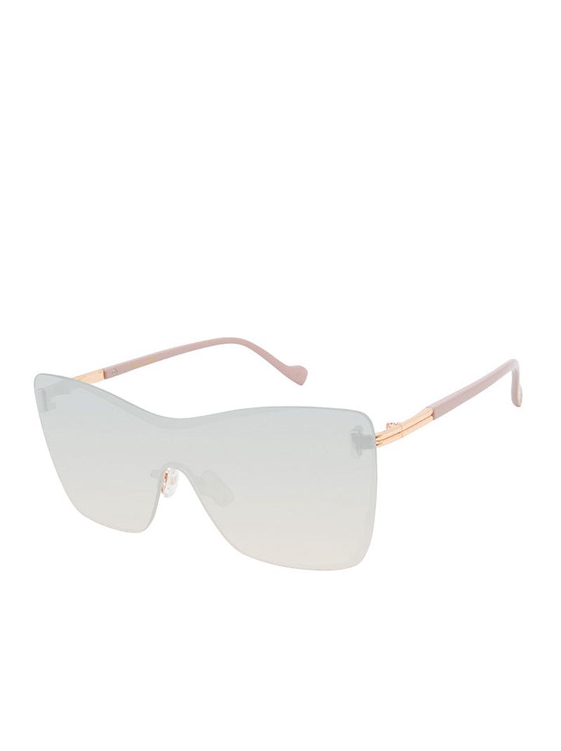 Óculos De Sol Jessica Simpson Glamorous Frameless Shield Feminino Rosa Douradas Rosa | 09768DXYU