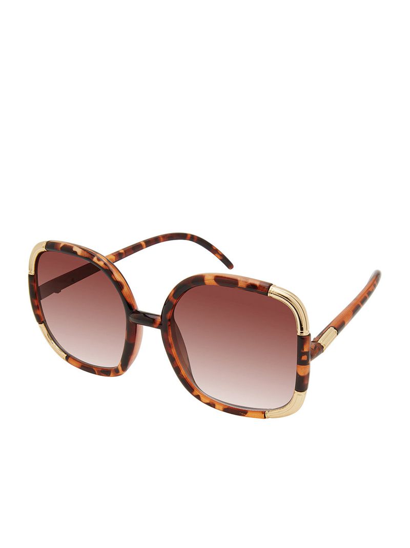 Óculos De Sol Jessica Simpson Over-Sized Oval Feminino Laranja | 97386VTPF